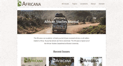 Desktop Screenshot of africanajournal.org